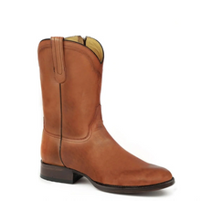 Load image into Gallery viewer, Stetson Rancher Zip Roper (Tan/Brown) - Men's Cowboy Boot