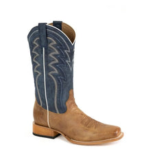 Load image into Gallery viewer, Stetson Beau (Blue/Brown) - Men's Cowboy Boot
