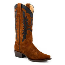 Load image into Gallery viewer, Stetson Cheyenne (Brown) - Women's Suede Leather Cowgirl Boot