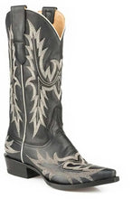 Load image into Gallery viewer, Stetson Tina (Black) - Women's Leather Cowgirl Boot (Closeout)