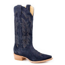 Load image into Gallery viewer, Stetson Casey (Blue) - Women's Suede Leather Cowgirl Boot