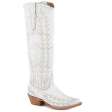 Load image into Gallery viewer, Stetson Sarah (White) - Women's Goat Leather Cowgirl Boot