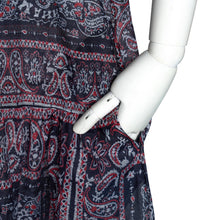 Load image into Gallery viewer, Women Lapel Single Breasted Super Long Two Piece Set With Positioning Printed Dress