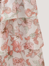 Load image into Gallery viewer, Summer Women Clothing Printed Asymmetric Tiered Dress