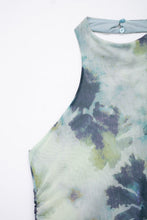 Load image into Gallery viewer, Spring Summer Women Clothing Ink Printing Deep V Plunge Large Backless Dress