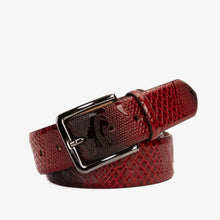 Load image into Gallery viewer, The Milano Red Leather Belt Limited Edition