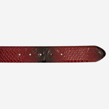 Load image into Gallery viewer, The Milano Red Leather Belt Limited Edition