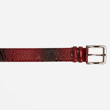 Load image into Gallery viewer, The Milano Red Leather Belt Limited Edition