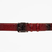 Load image into Gallery viewer, The Milano Red Leather Belt Limited Edition