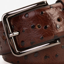 Load image into Gallery viewer, The Johannesburg Brown Leather Belt