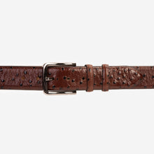 Load image into Gallery viewer, The Johannesburg Brown Leather Belt
