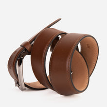 Load image into Gallery viewer, The Torino Brown Calfskin Belt