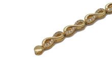 Load image into Gallery viewer, CZ Infinity Bracelet Charm, Sku#B198
