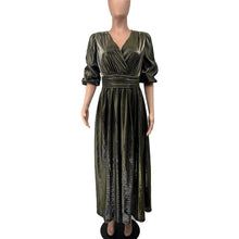 Load image into Gallery viewer, Dress Long Sleeve Slightly Summer plus Size Women Clothes Loose Dress Maternity Dress Maxi Dress Maternity Dress High Split