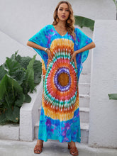 Load image into Gallery viewer, Women Summer Printed V Neck Elegant A Line Dress