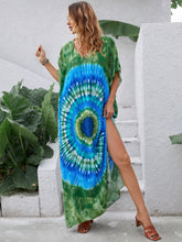 Load image into Gallery viewer, Women Summer Printed V Neck Elegant A Line Dress
