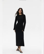 Load image into Gallery viewer, Knitted Hollow Out Cutout Out Dress Vest Dress Set Women Soft Knitted Blouse Vacation