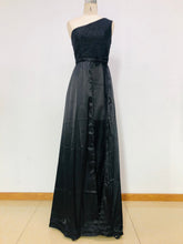 Load image into Gallery viewer, Autumn Women Clothing One Shoulder Mop Dress Evening Maxi Dress