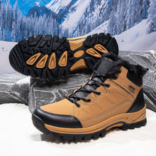 Load image into Gallery viewer, Men's Plus-Size High-Top Fleece-Lined Thermal Shoes | Warm Winter Cotton Sneakers