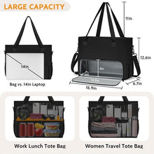 Load image into Gallery viewer, Women's Insulated Thermal Tote Bag | Aluminum Foil Lunch Bag for Camping, Work &amp; Travel