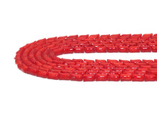 Load image into Gallery viewer, High Quality Red Coral Tulip Beads, 5x8mm, Sku#U1493