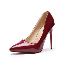 Load image into Gallery viewer, Women's Pointed-Toe High Heels | PU Leather Stiletto Pumps