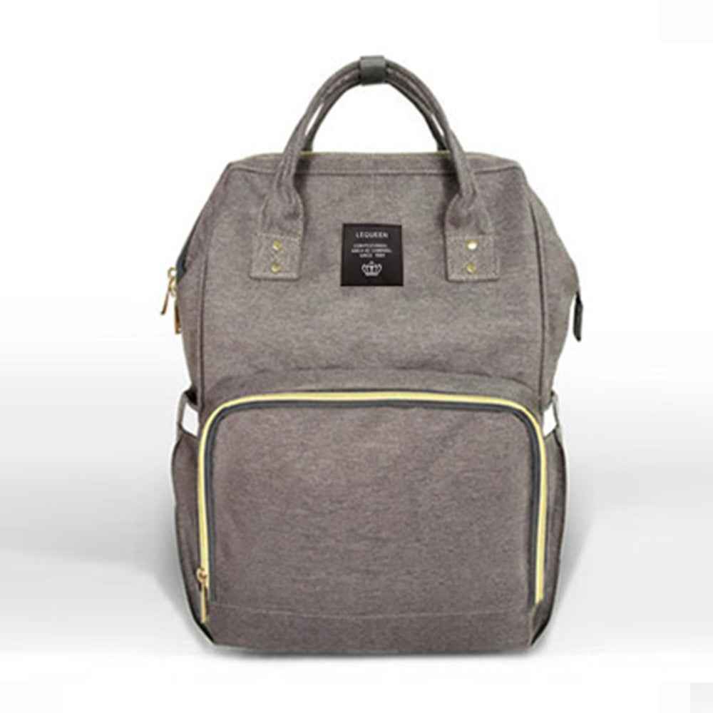 Maternity Diaper Backpack - Large Capacity Waterproof Oxford Nappy Bag with Anti-Theft Pocket & Stroller Straps