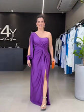 Load image into Gallery viewer, Spring Evening Dress Socialite Cinched Waist Slim Fit Maxi Dress Women