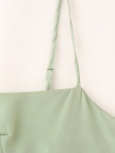 Load image into Gallery viewer, Women Clothing Summer Waist Controlled Large Hem Satin Sling Dress Women
