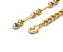 Load image into Gallery viewer, Mixed Paperclip Cuban Chain Necklace, sk#EF194
