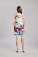 Load image into Gallery viewer, Early Spring Embroidery Ball Positioning Print Vest Dress