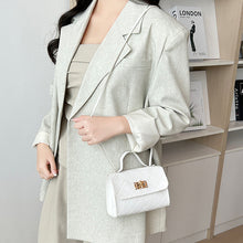 Load image into Gallery viewer, Small Square Quilted PU Leather Crossbody Bag