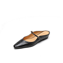 Load image into Gallery viewer, Women's Retro Leather Slingback Wedge Sandals - Premium Cowhide Platform Heels