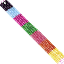Load image into Gallery viewer, 5x8mm Smooth Rondelle Colorful Jade, Sku#U2124