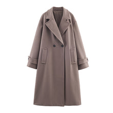 Load image into Gallery viewer, Womens Loose Elegant And Minimalist Long Coat