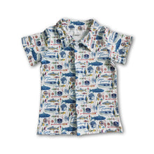 Load image into Gallery viewer, Short sleeve fishing polo children boy shirts