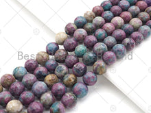 Load image into Gallery viewer, High Quality Genuine Red Corundum Faceted Round Beads, 6mm/8mm/10mm Natural Corundum, 15.5'' Full Strand, SKU#U1070