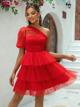 Load image into Gallery viewer, Summer Women Clothing Advanced Shoulder Tiered Dress Voile Dress