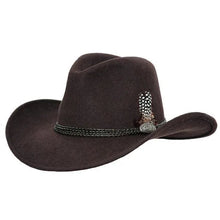 Load image into Gallery viewer, Outback Shy Game - Wool Felt Outdoorsman Hat (closeout)
