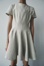 Load image into Gallery viewer, Women French Wave Wide Swing round Neck Short Sleeve Dress