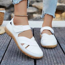 Load image into Gallery viewer, Women's Velcro Slip-On Sneakers | Casual Flat Walking Shoes | Comfortable Everyday Footwear