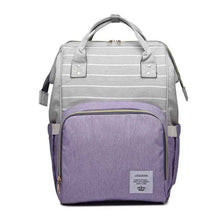 Load image into Gallery viewer, Maternity Diaper Backpack - Large Capacity Waterproof Oxford Nappy Bag with Anti-Theft Pocket &amp; Stroller Straps
