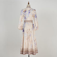 Load image into Gallery viewer, Women Spring And Autumn Printed Long Sleeve Elegant Dress
