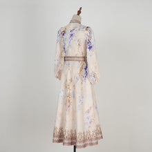 Load image into Gallery viewer, Women Spring And Autumn Printed Long Sleeve Elegant Dress