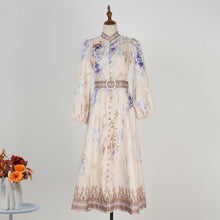 Load image into Gallery viewer, Women Spring And Autumn Printed Long Sleeve Elegant Dress