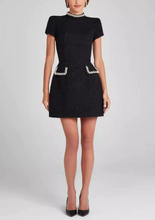 Load image into Gallery viewer, Elegant Slim Slimming round Neck Beaded Classic Dress Women