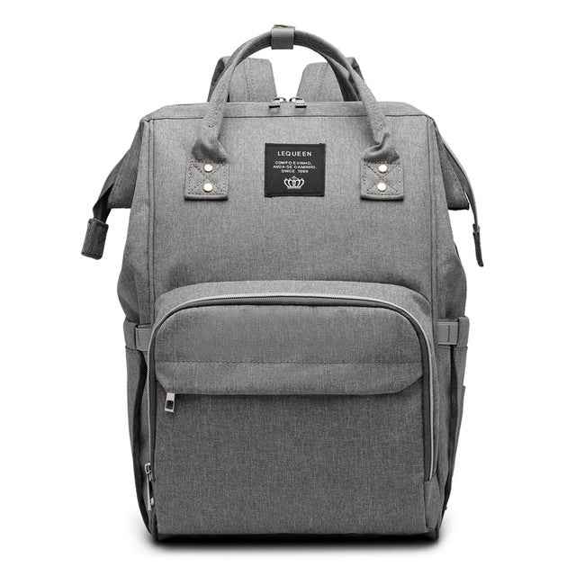 Maternity Diaper Backpack - Large Capacity Waterproof Oxford Nappy Bag with Anti-Theft Pocket & Stroller Straps