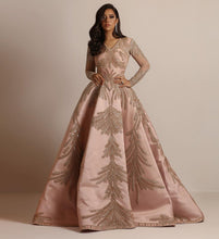 Load image into Gallery viewer, Women Clothing Gilding Large Sleeve Dress Cocktail Sexy Evening Dress Pink