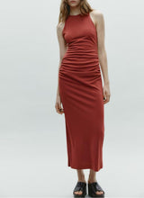Load image into Gallery viewer, Summer Back Cross Hanging Collar Sleeveless Dress Women