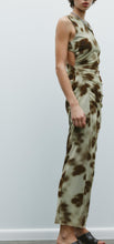 Load image into Gallery viewer, Women Pleated Silk Net Printing Midi Dress